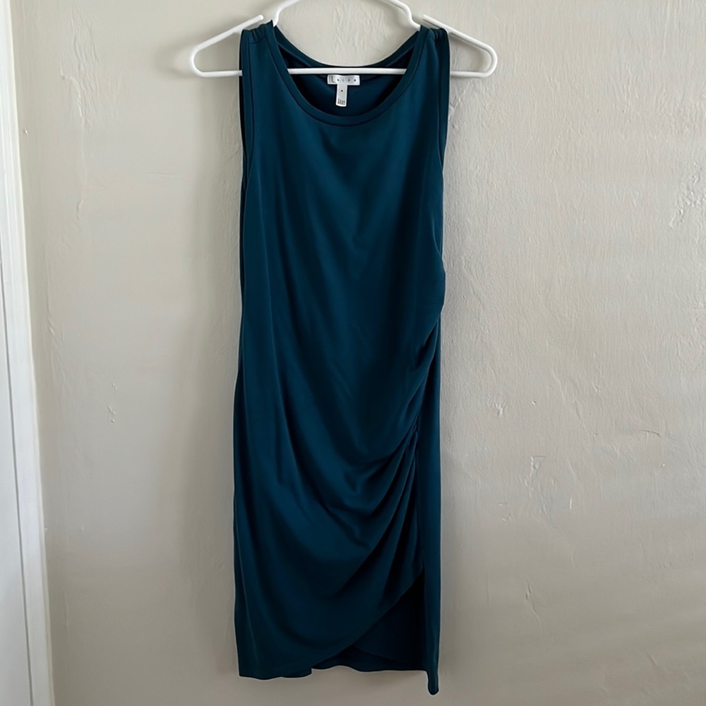 Leith slinky tulip-hem sleeveless tank dress.